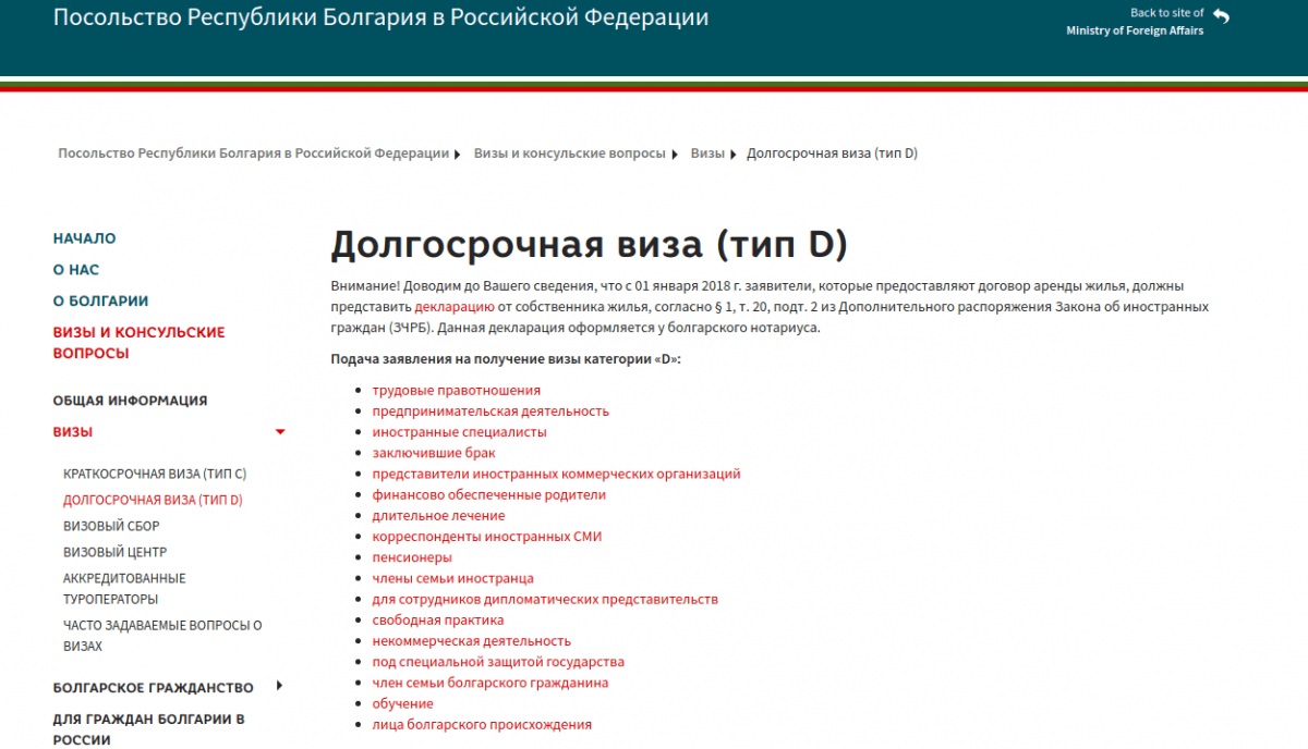 Пошаговый план переезда в Болгарию